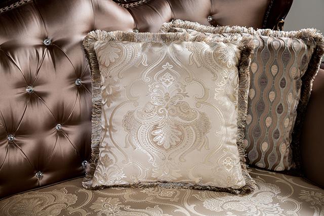 Albacete Sofa Campage & Walnut - California Furniture (Coachella, CA)