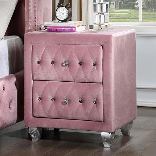 ZOHAR Night Stand, Pink - California Furniture (Coachella, CA)