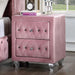 ZOHAR Night Stand, Pink - California Furniture (Coachella, CA)
