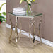 ZOLA Chrome End Table - California Furniture (Coachella, CA)