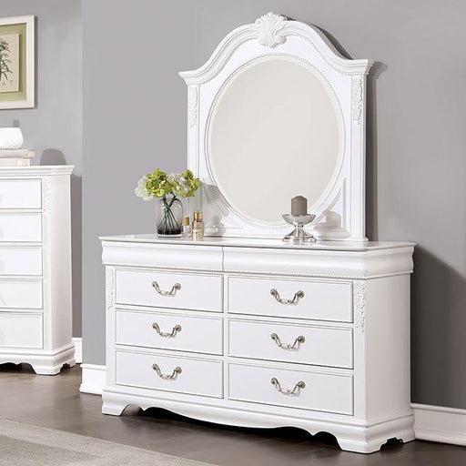 ALECIA Dresser, White - California Furniture (Coachella, CA)