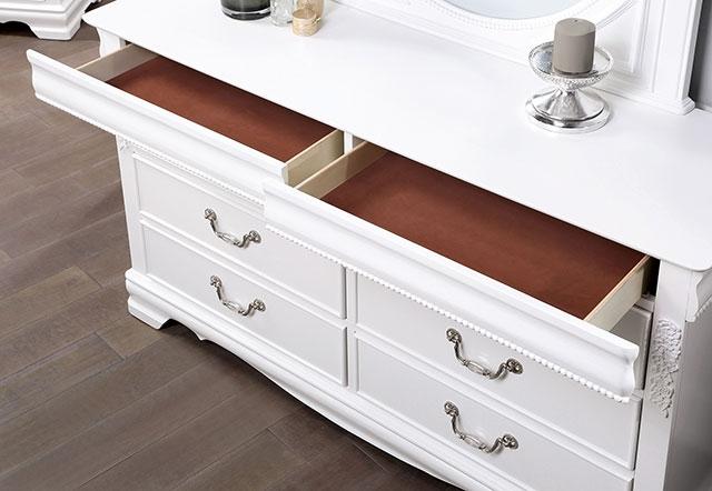 ALECIA Dresser, White - California Furniture (Coachella, CA)