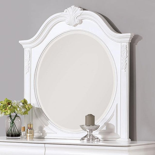 ALECIA Mirror, White - California Furniture (Coachella, CA)