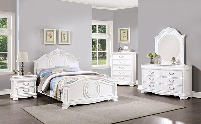 ALECIA Mirror, White - California Furniture (Coachella, CA)