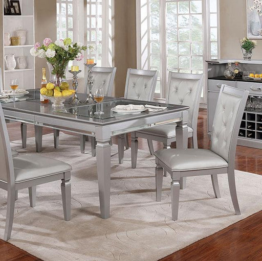 Alena Silver Dining Table - California Furniture (Coachella, CA)