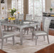Alena Silver Dining Table - California Furniture (Coachella, CA)