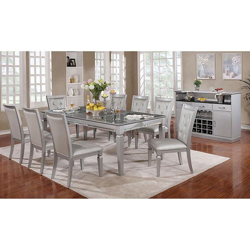 Alena Silver Dining Table - California Furniture (Coachella, CA)