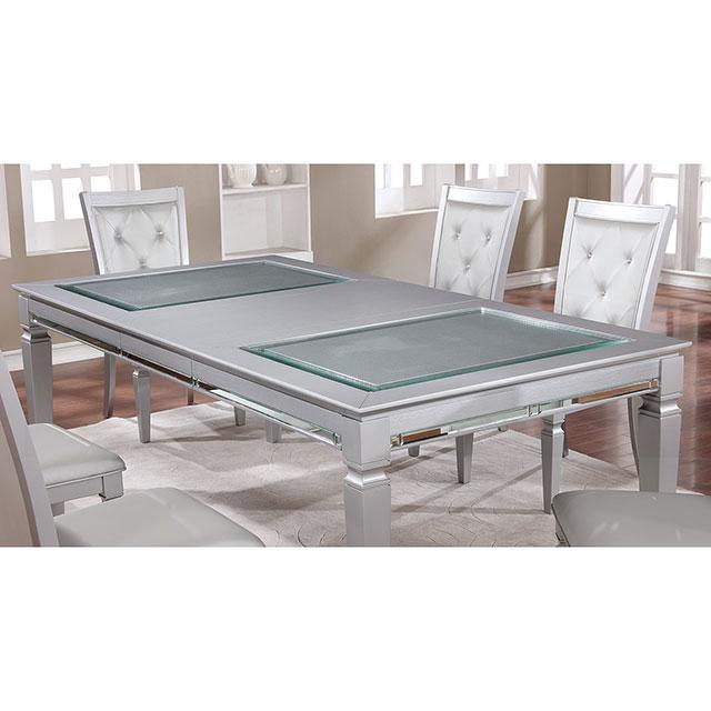 Alena Silver Dining Table - California Furniture (Coachella, CA)