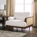 ALESUND Chair, Beige/Light Oak Natural & Brown - California Furniture (Coachella, CA)