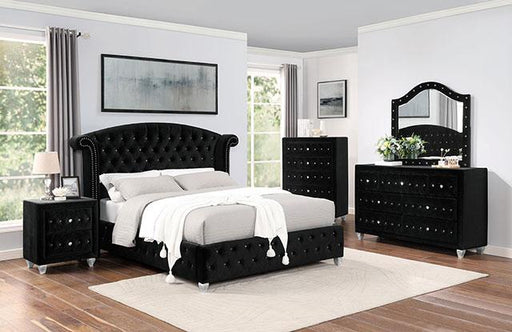 ZOHAR E.King Bed, Black - California Furniture (Coachella, CA)
