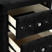 ZOHAR E.King Bed, Black - California Furniture (Coachella, CA)