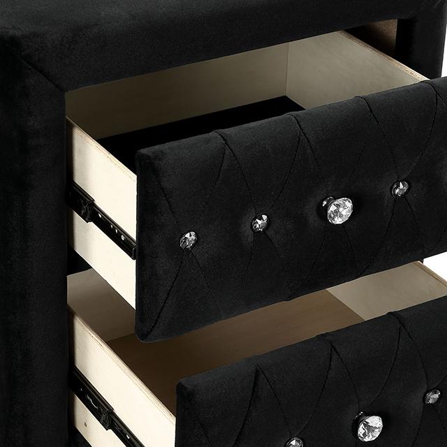 Zohar Bed Black & Pink - California Furniture (Coachella, CA)