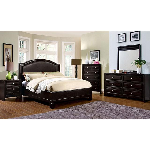 Winsor Espresso E.King Bed - California Furniture (Coachella, CA)