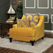 Wolver Gold/Gray Chair, Gold - California Furniture (Coachella, CA)