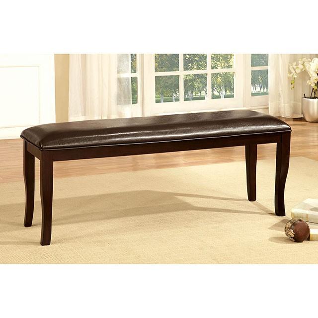 Woodside Dark Cherry/Espresso Bench - California Furniture (Coachella, CA)