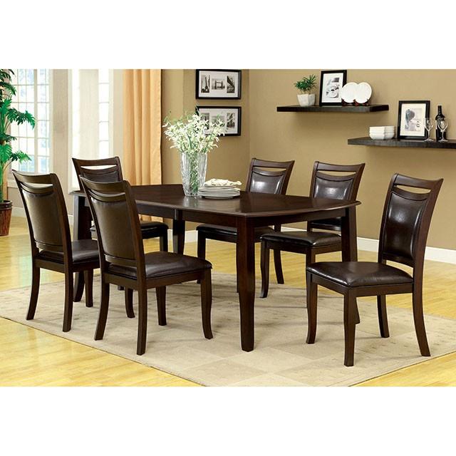 Woodside Dark Cherry/Espresso Side Chair (2/CTN) - California Furniture (Coachella, CA)