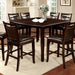 WOODSIDE II Dark Cherry/Espresso Counter Ht. Table w/ 18" Leaf - California Furniture (Coachella, CA)