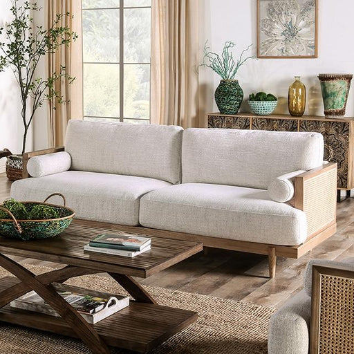 ALESUND Sofa, Beige/Light Oak, Natural & Brown - California Furniture (Coachella, CA)
