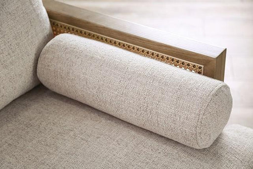 ALESUND Sofa, Beige/Light Oak, Natural & Brown - California Furniture (Coachella, CA)