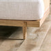ALESUND Loveseat, Beige/Light Oak, Natural & Brown - California Furniture (Coachella, CA)