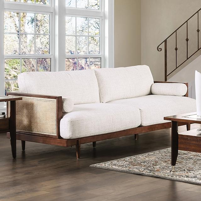ALESUND Sofa, Beige/Light Oak, Natural & Brown - California Furniture (Coachella, CA)