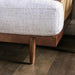 ALESUND Chair, Beige/Light Oak Natural & Brown - California Furniture (Coachella, CA)