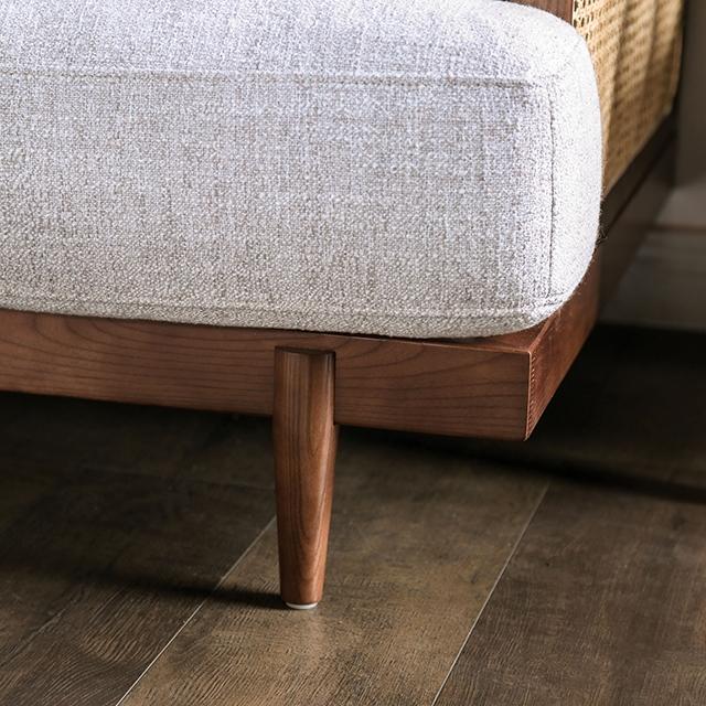 ALESUND Sofa, Beige/Light Oak, Natural & Brown - California Furniture (Coachella, CA)