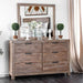 Wynton Weathered Light Oak Dresser - California Furniture (Coachella, CA)