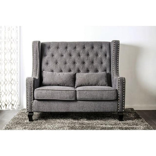 Alicante Love Seat Bench, Gray - California Furniture (Coachella, CA)