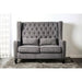 Alicante Love Seat Bench, Gray - California Furniture (Coachella, CA)