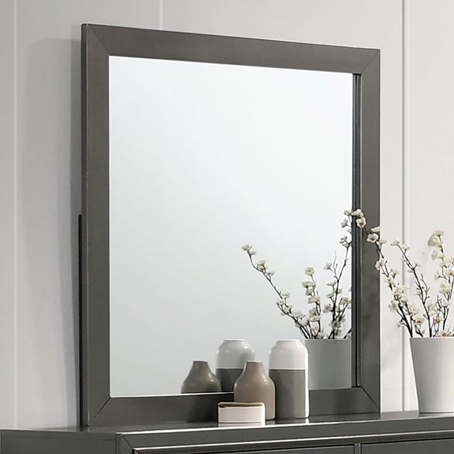 ALISON Mirror, Dark Walnut - California Furniture (Coachella, CA)