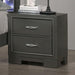 ALISON Night Stand, Dark Walnut - California Furniture (Coachella, CA)