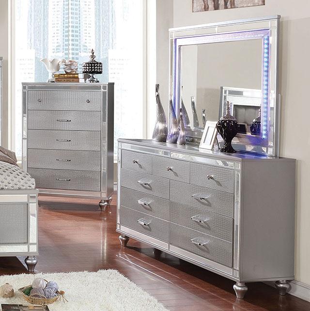 Brachium Silver Dresser - California Furniture (Coachella, CA)