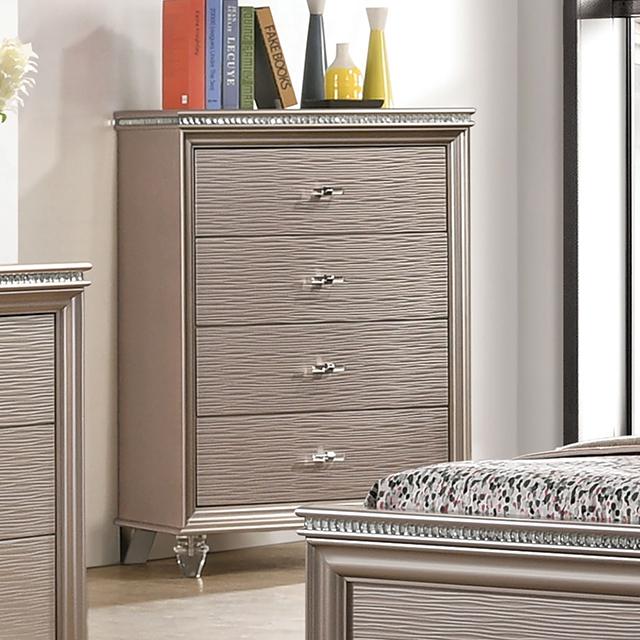 ALLIE Chest Beige & Brown - California Furniture (Coachella, CA)