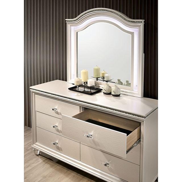 ALLIE Dresser Beige & Rose Gold - California Furniture (Coachella, CA)