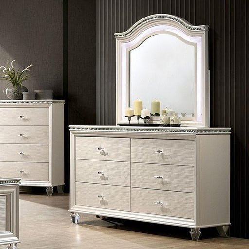 ALLIE Mirror Beige & Rose Gold - California Furniture (Coachella, CA)