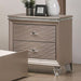 ALLIE Night Stand Beige & Rose Gold - California Furniture (Coachella, CA)