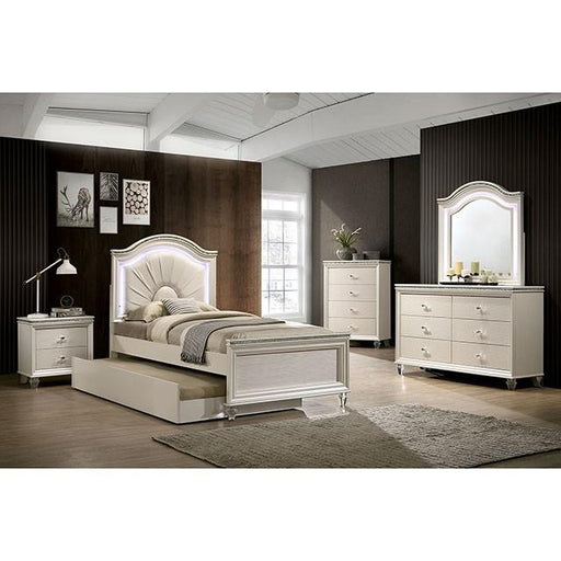 Allie Bed Beige & Pink - California Furniture (Coachella, CA)