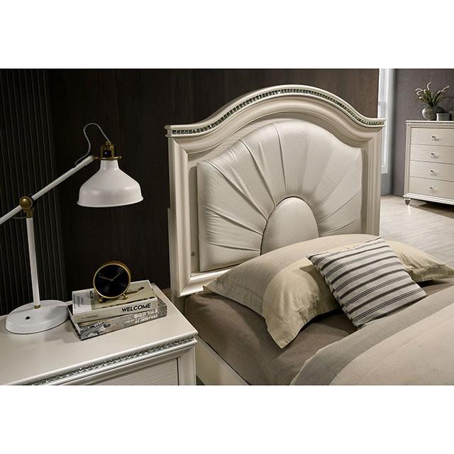 ALLIE Twin & Full Rose Gold Bed - California Furniture (Coachella, CA)