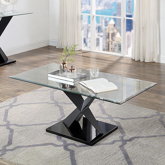 XANTHUS Coffee Table, Black - California Furniture (Coachella, CA)