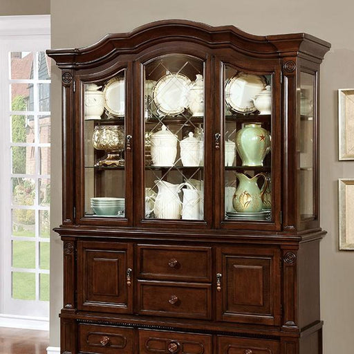 Alpena Brown Cherry Hutch & Buffet - California Furniture (Coachella, CA)