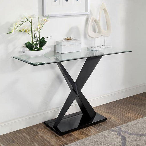 XANTHUS Sofa Table, Black - California Furniture (Coachella, CA)