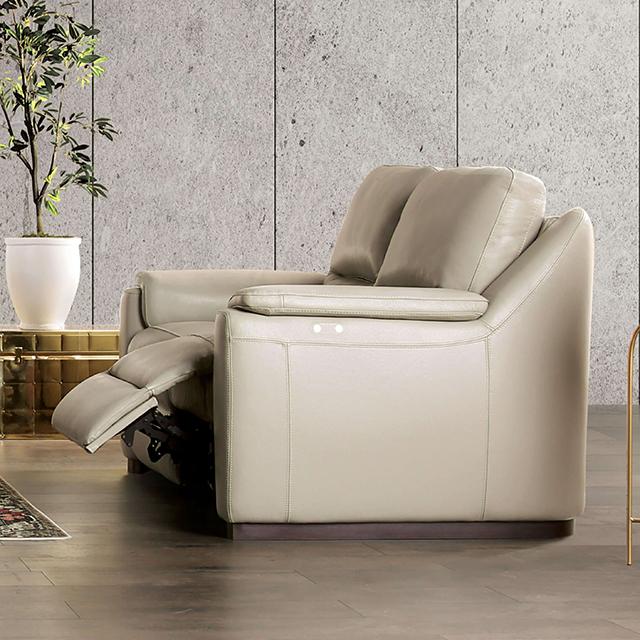 ALTAMURA Power Sofa, Gray & Beige - California Furniture (Coachella, CA)