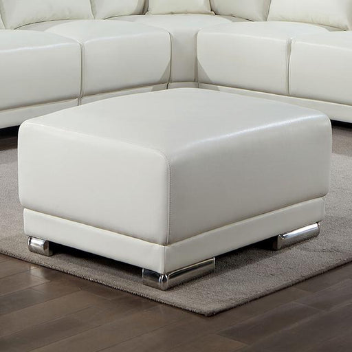 ALTHEA Ottoman, White - California Furniture (Coachella, CA)