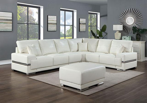 ALTHEA Ottoman, White - California Furniture (Coachella, CA)