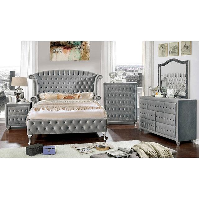 Alzir Bed Grey & Blue - California Furniture (Coachella, CA)