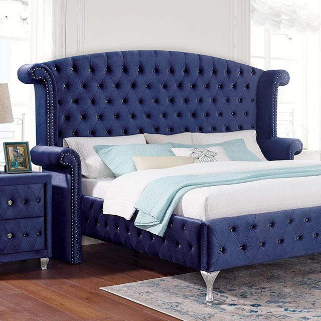 Alzir Bed Grey & Blue - California Furniture (Coachella, CA)
