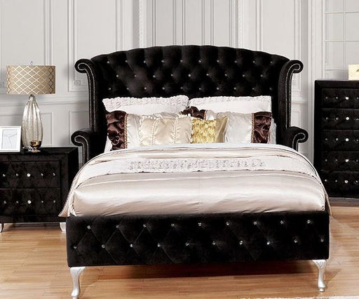 Alzire Black Cal.King & Queen Bed - California Furniture (Coachella, CA)