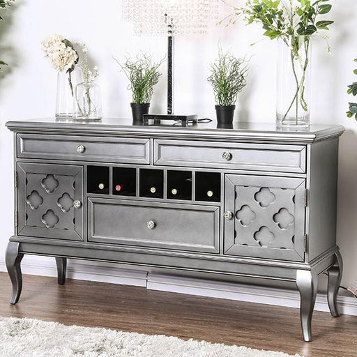Amina Gray Server - California Furniture (Coachella, CA)