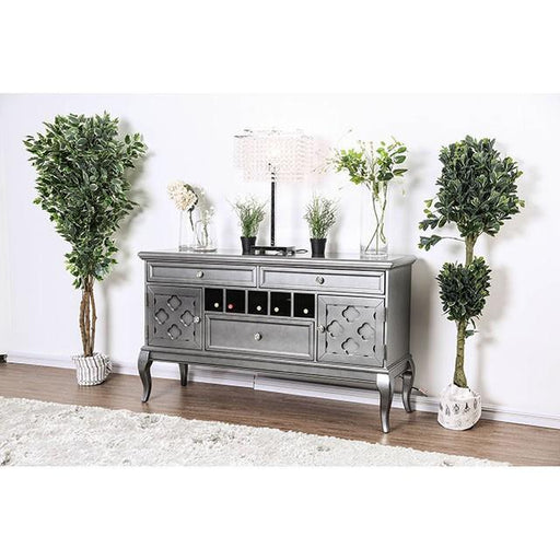 Amina Gray Server - California Furniture (Coachella, CA)